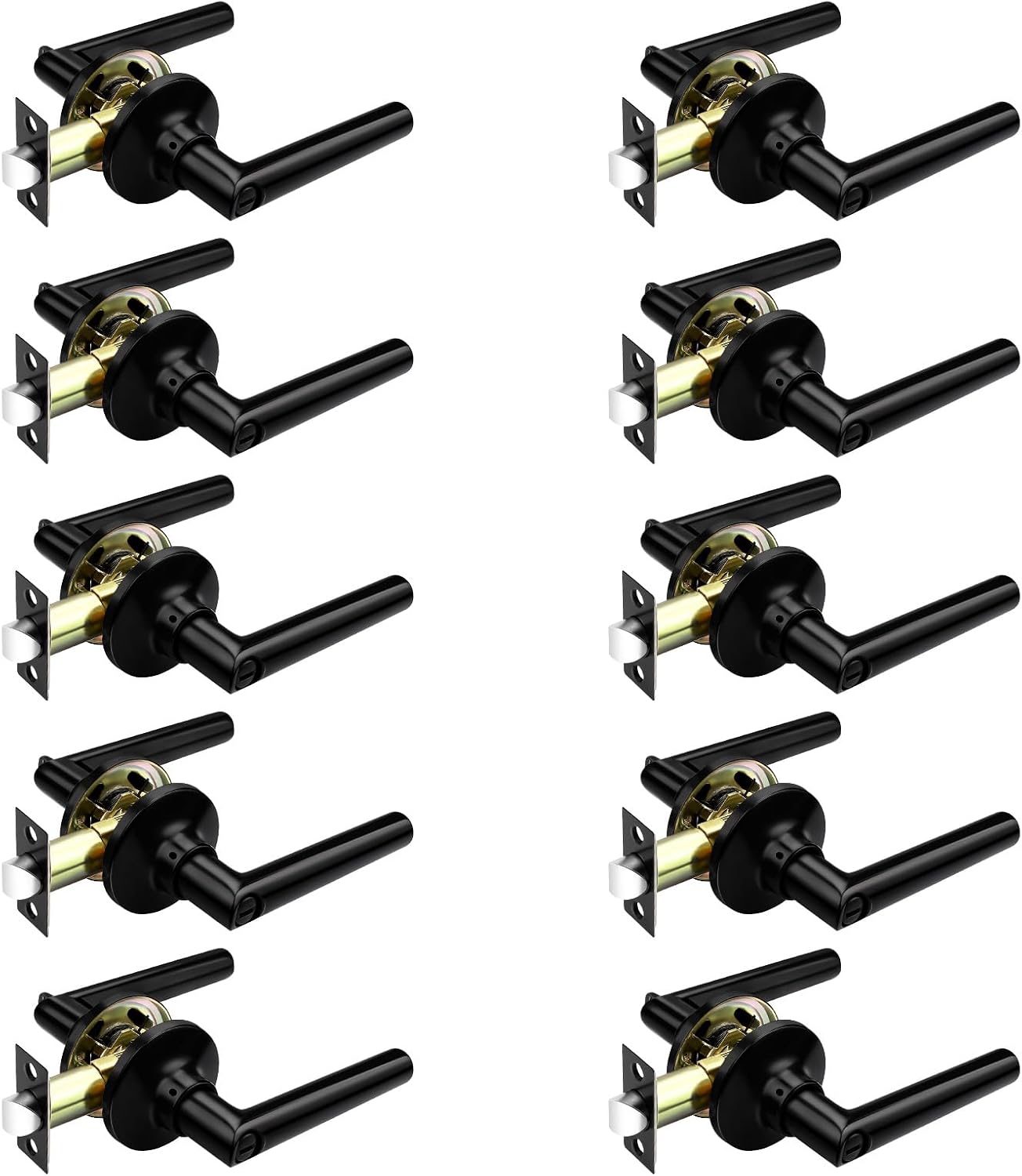 Caston Hardware Contemporary Square Rose Lever Door Handle - Caston Hardware London