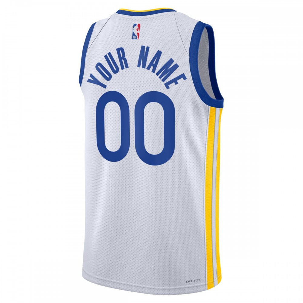 Unisex Golden State Warriors 2022/23 Swingman Custom Jersey White Association Edition Jersey-ProHoops Club