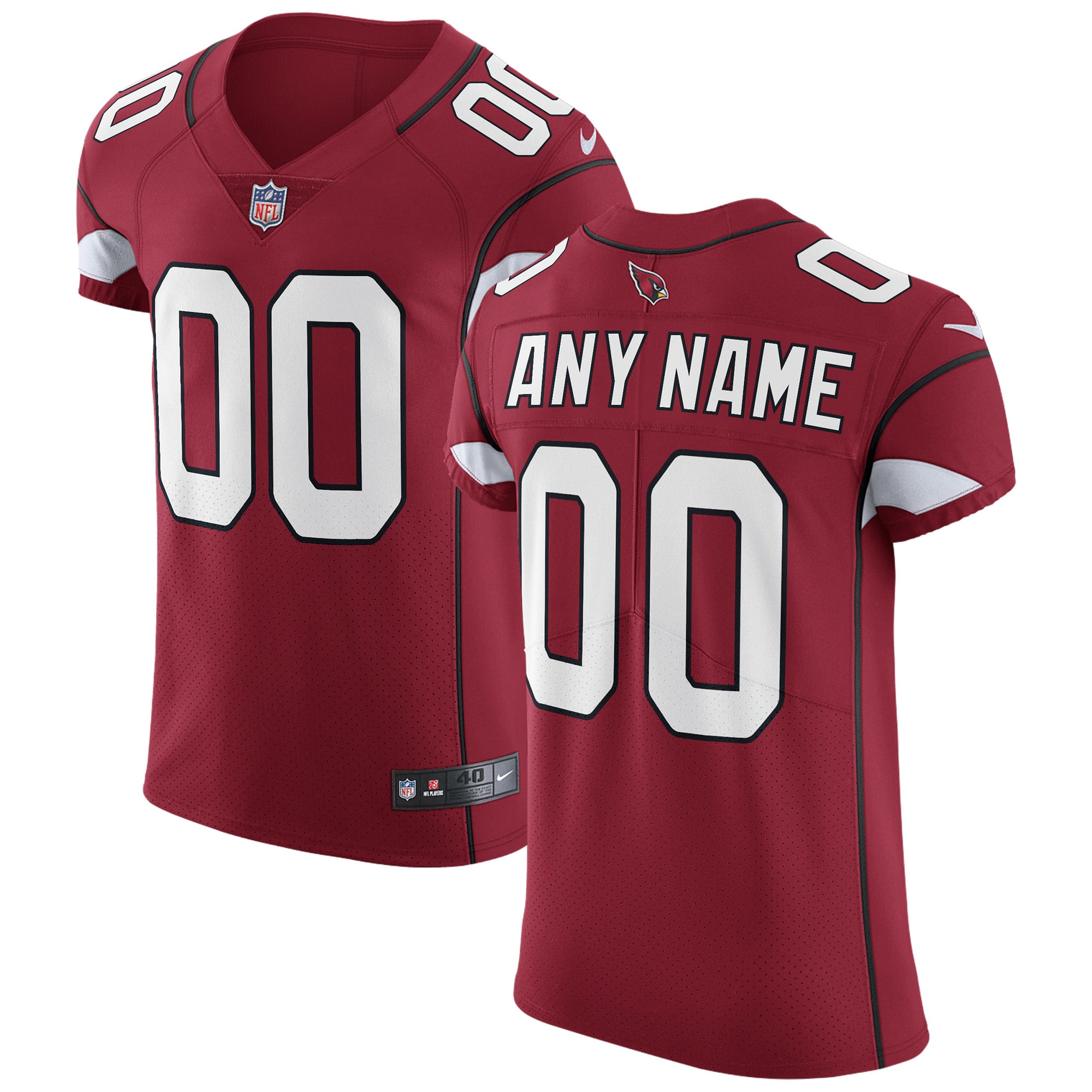Arizona Cardinals Vapor Untouchable Custom Elite Jersey - Cardinal