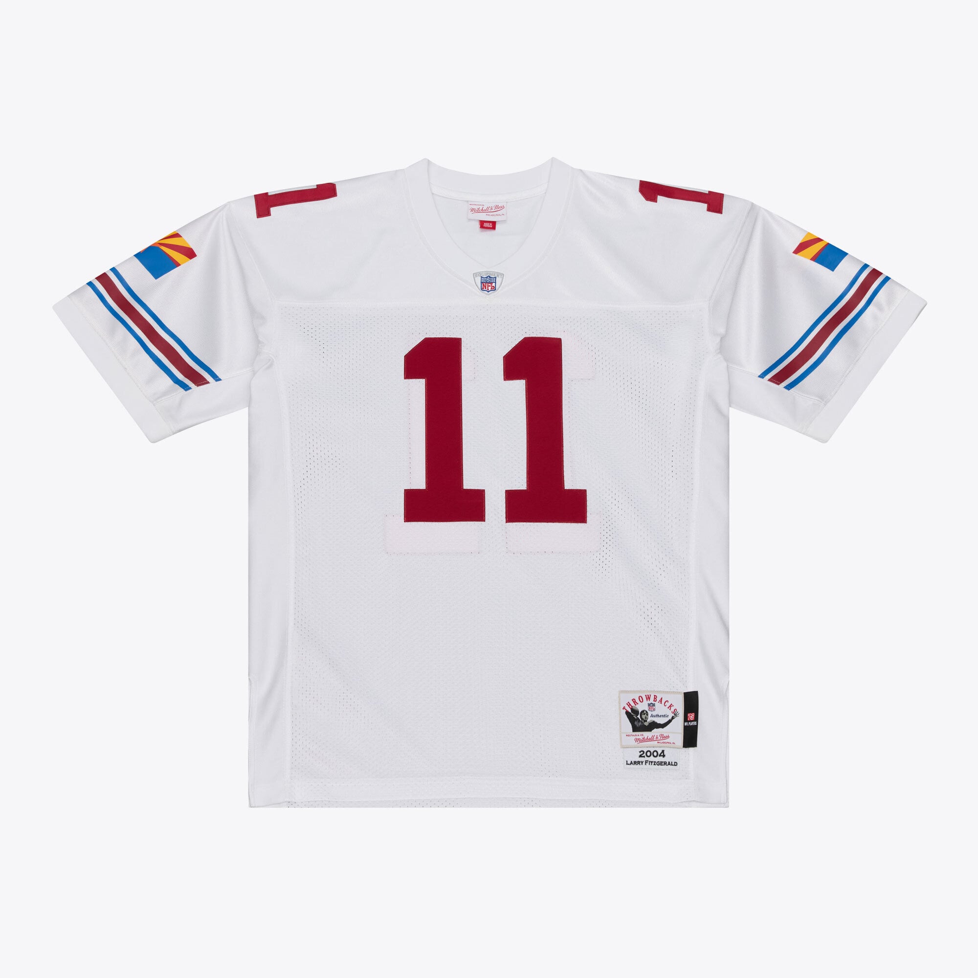 Larry Fitzgerald Arizona Cardinals Vintage 2004 Pro Throwback Jersey - White