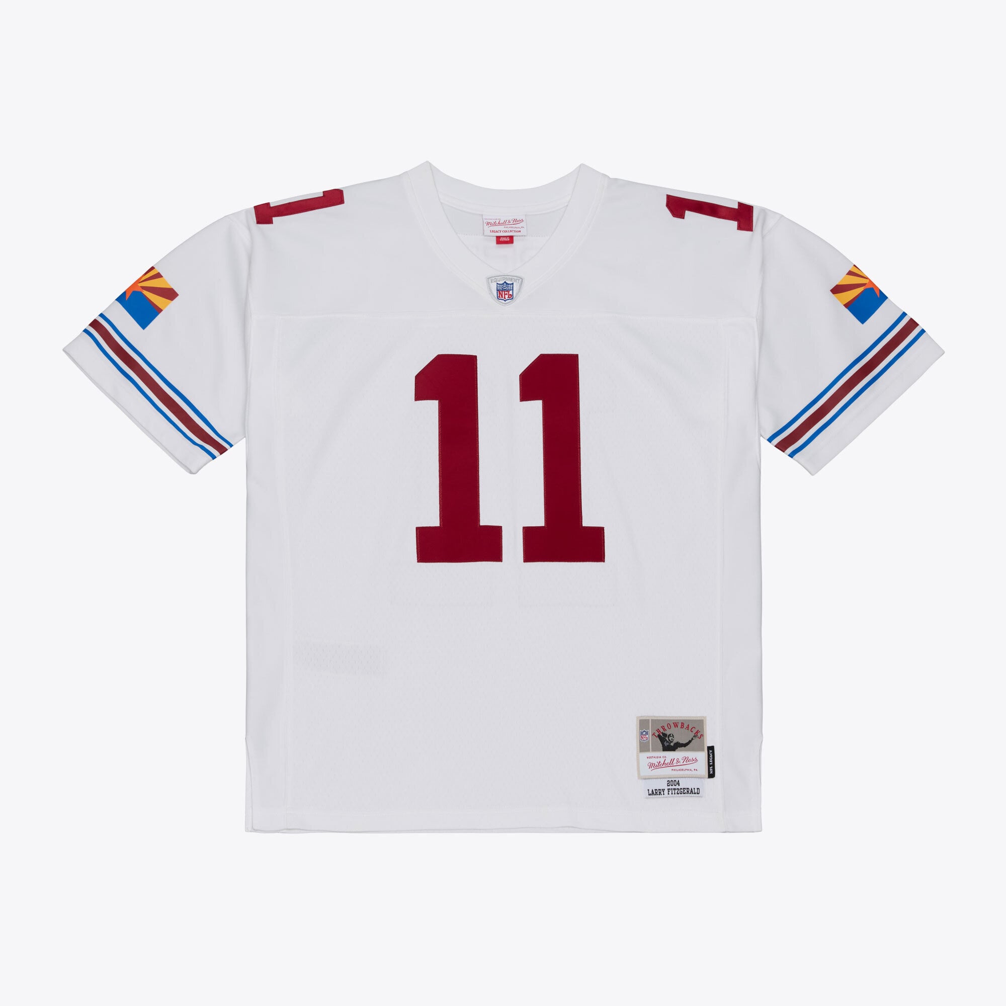 Larry Fitzgerald Arizona Cardinals Vintage 2004 Legacy Replica Player Jersey - White
