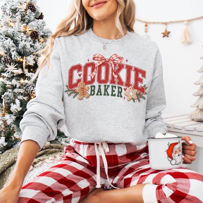 Cookie Baker Christmas Sweatshirt