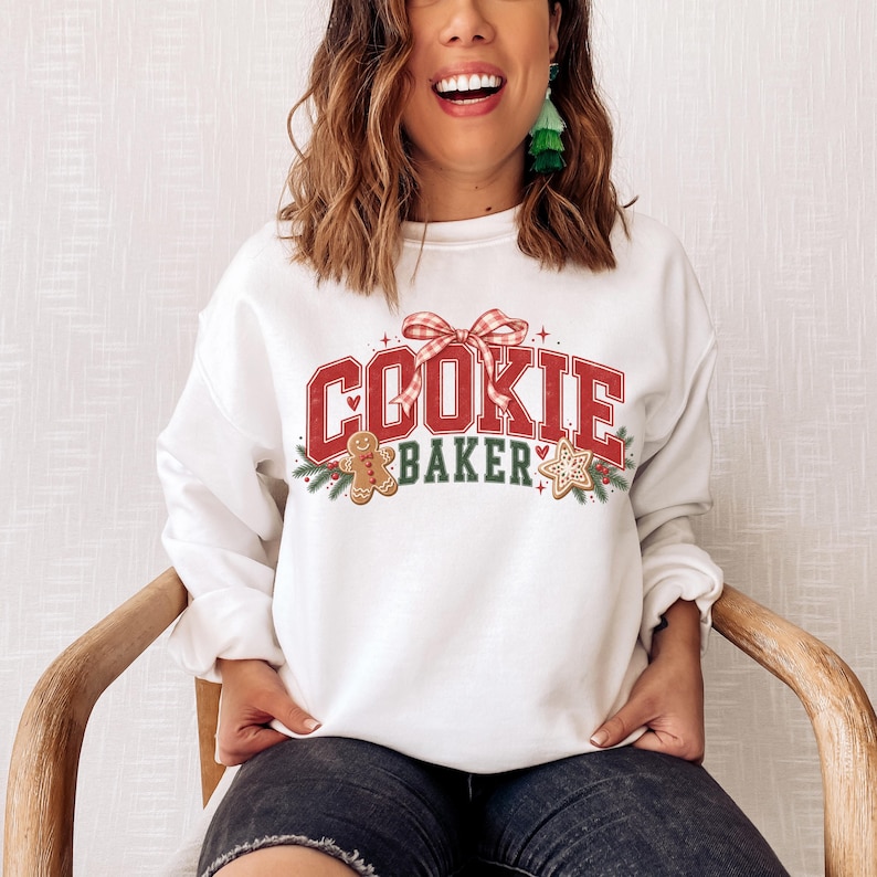 Cookie Baker Christmas Sweatshirt