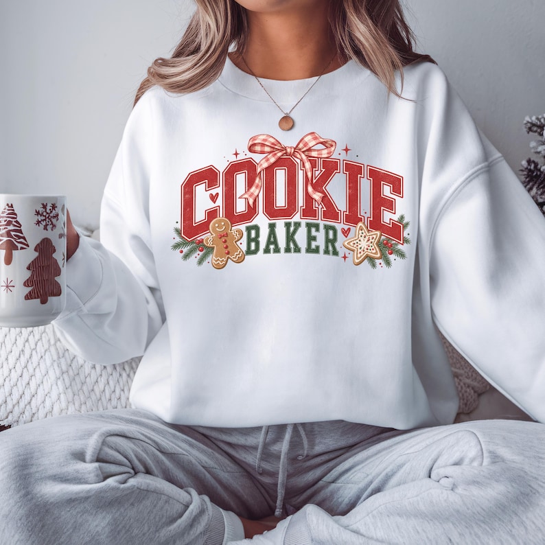 Cookie Baker Christmas Sweatshirt