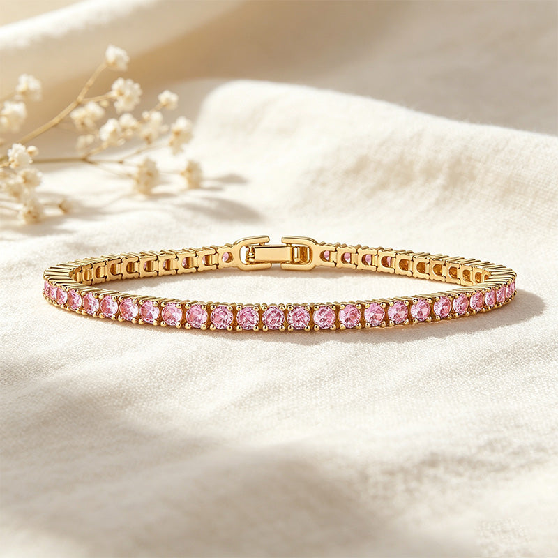 Radiant Sparkling Tennis Bracelet