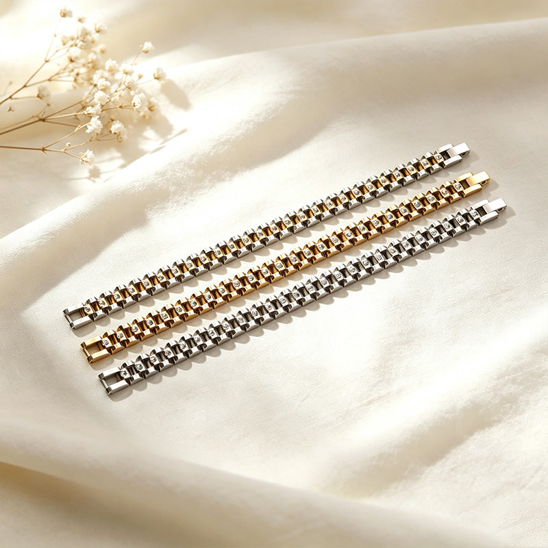 Sparkling Watch Strap Bracelet