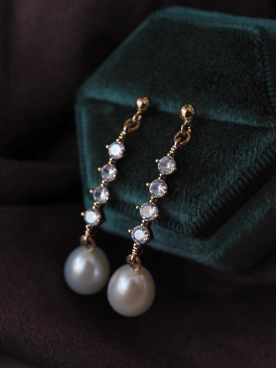Rhoda Gold-Tone Drop Earrings