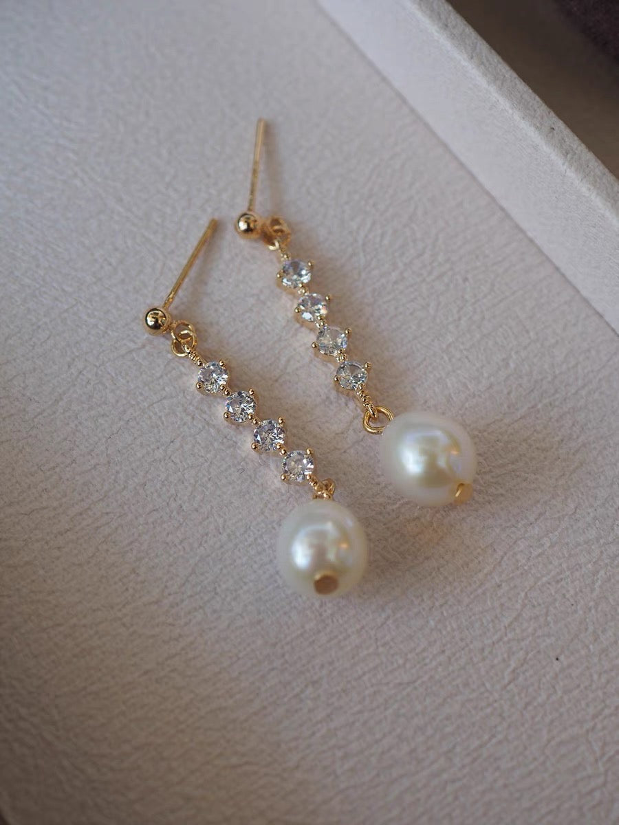 Rhoda Gold-Tone Drop Earrings