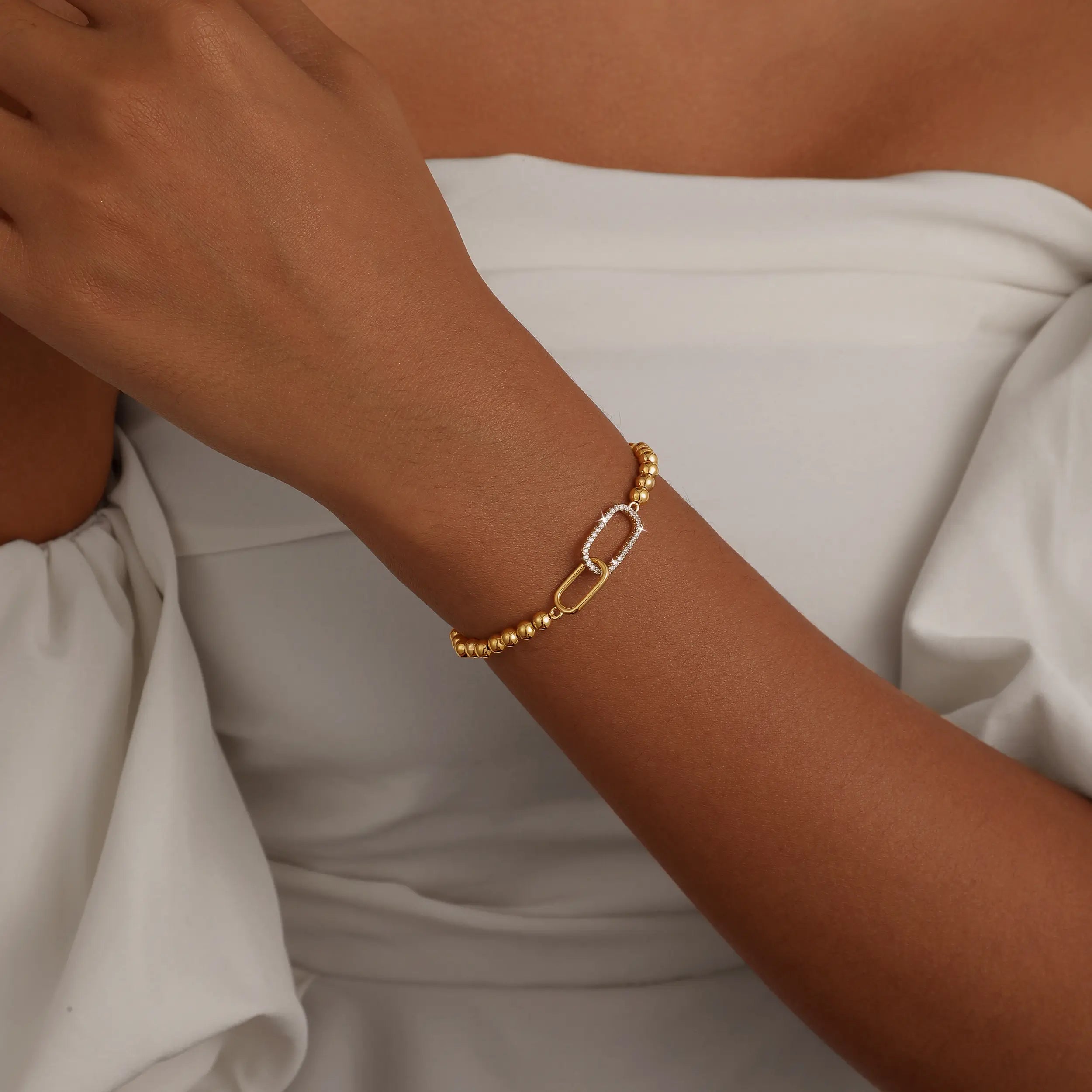 Minimalist Sparkling Stretch Bracelet