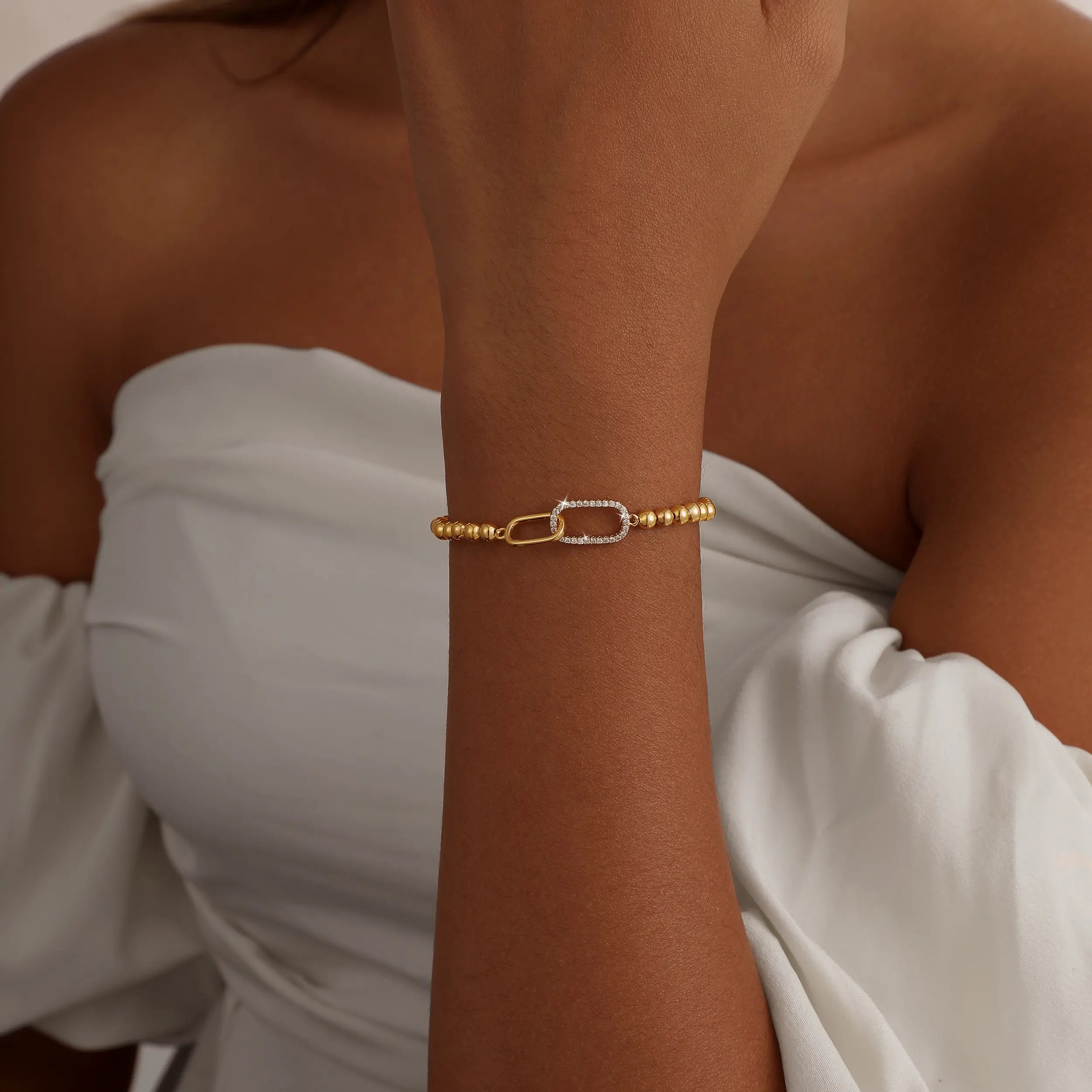 Minimalist Sparkling Stretch Bracelet