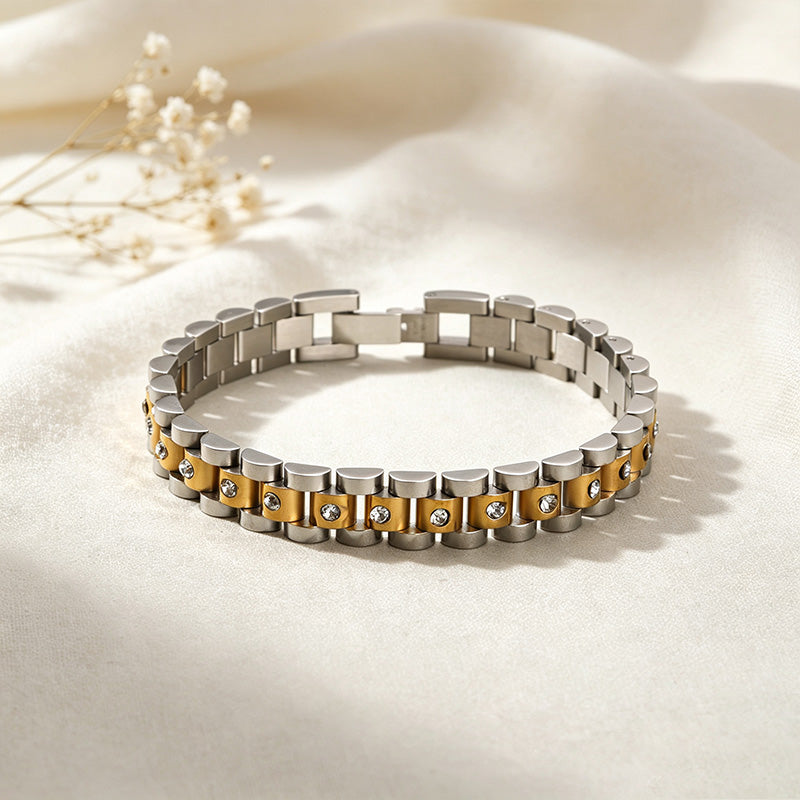 Sparkling Watch Strap Bracelet