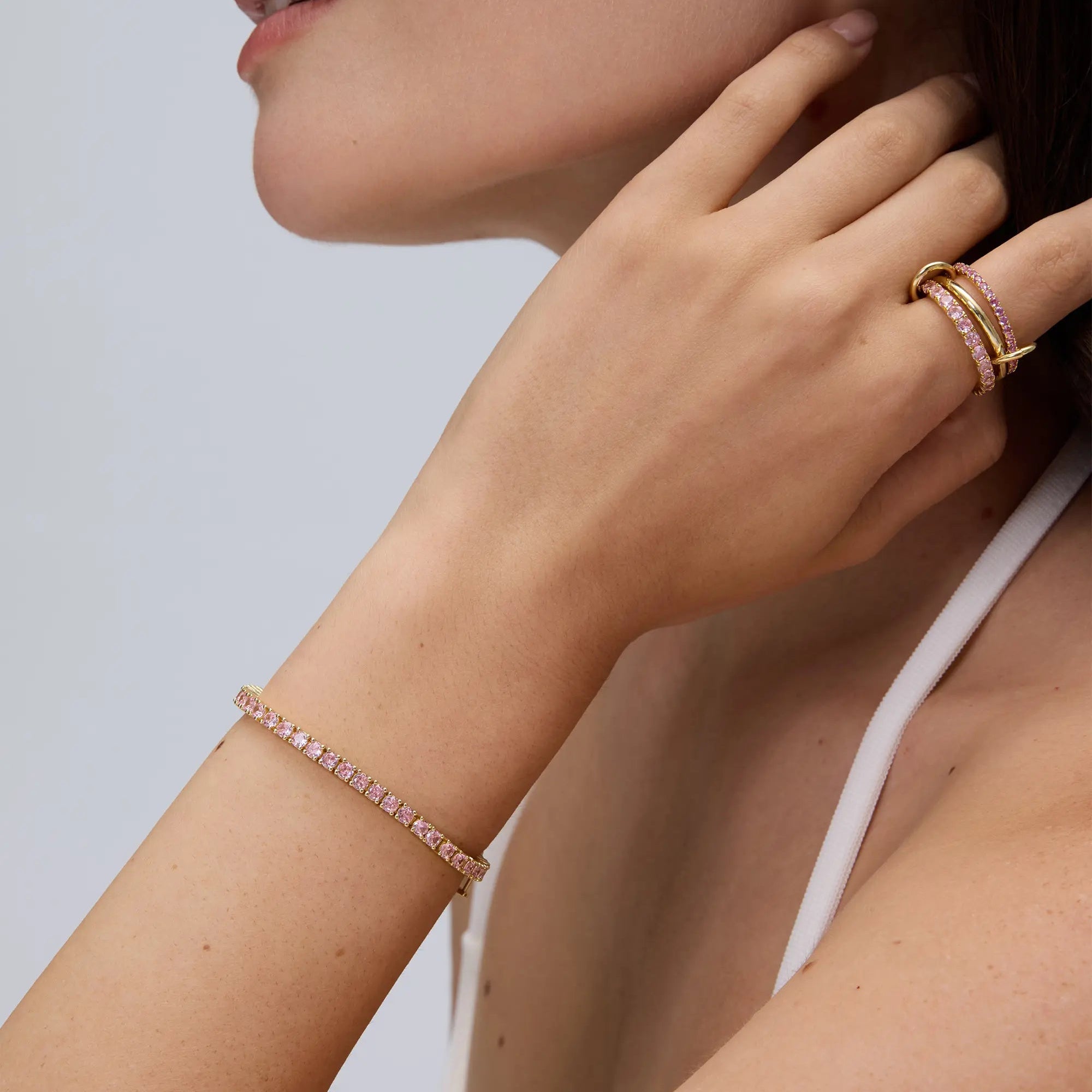 Radiant Sparkling Tennis Bracelet