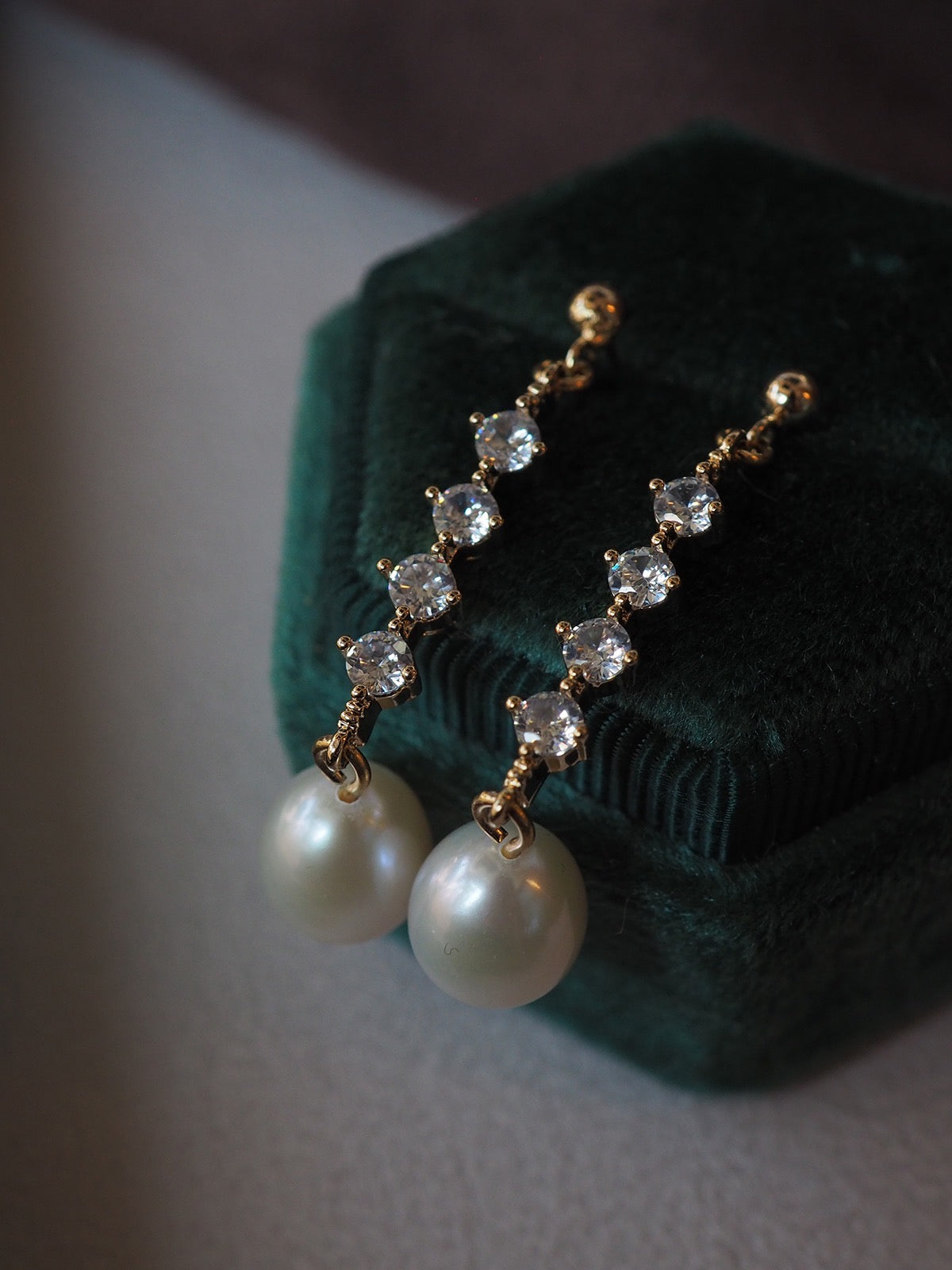 Rhoda Gold-Tone Drop Earrings