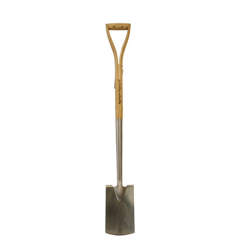 73 Dartmouth Road Border Spade - Stainless Steel with Ash Wood Handle - View 1