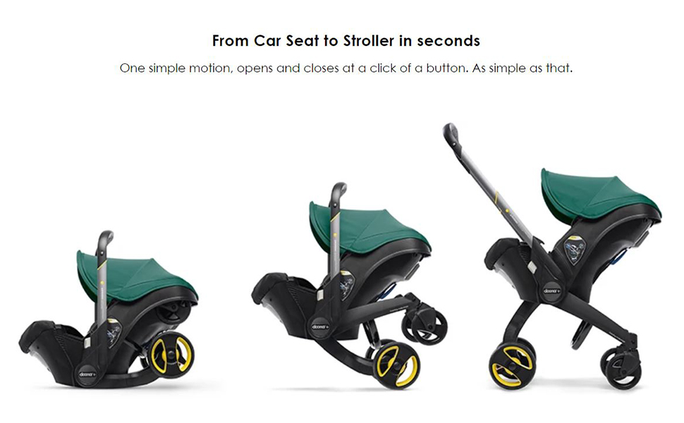 from car seat to stroller in seconds