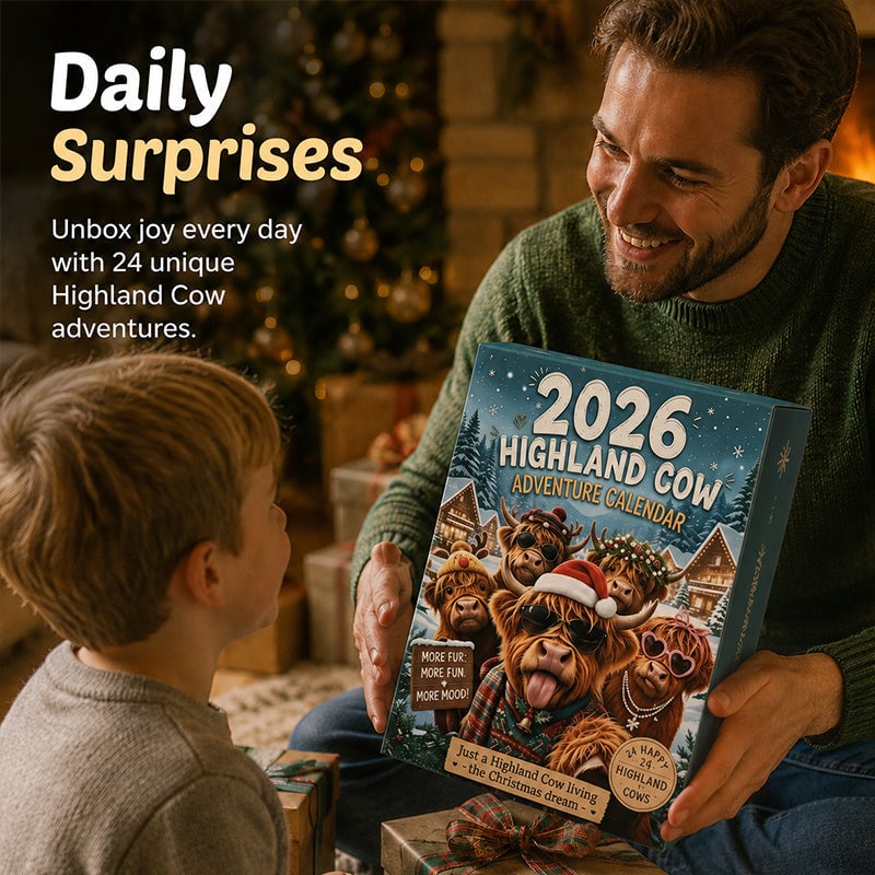 2026 Highland Cow Advent Calendar