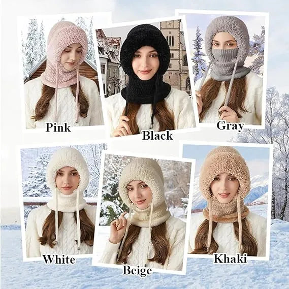 ⛄💥Winter Pre-sale--❄️3 in 1 Beanie Hat For Women