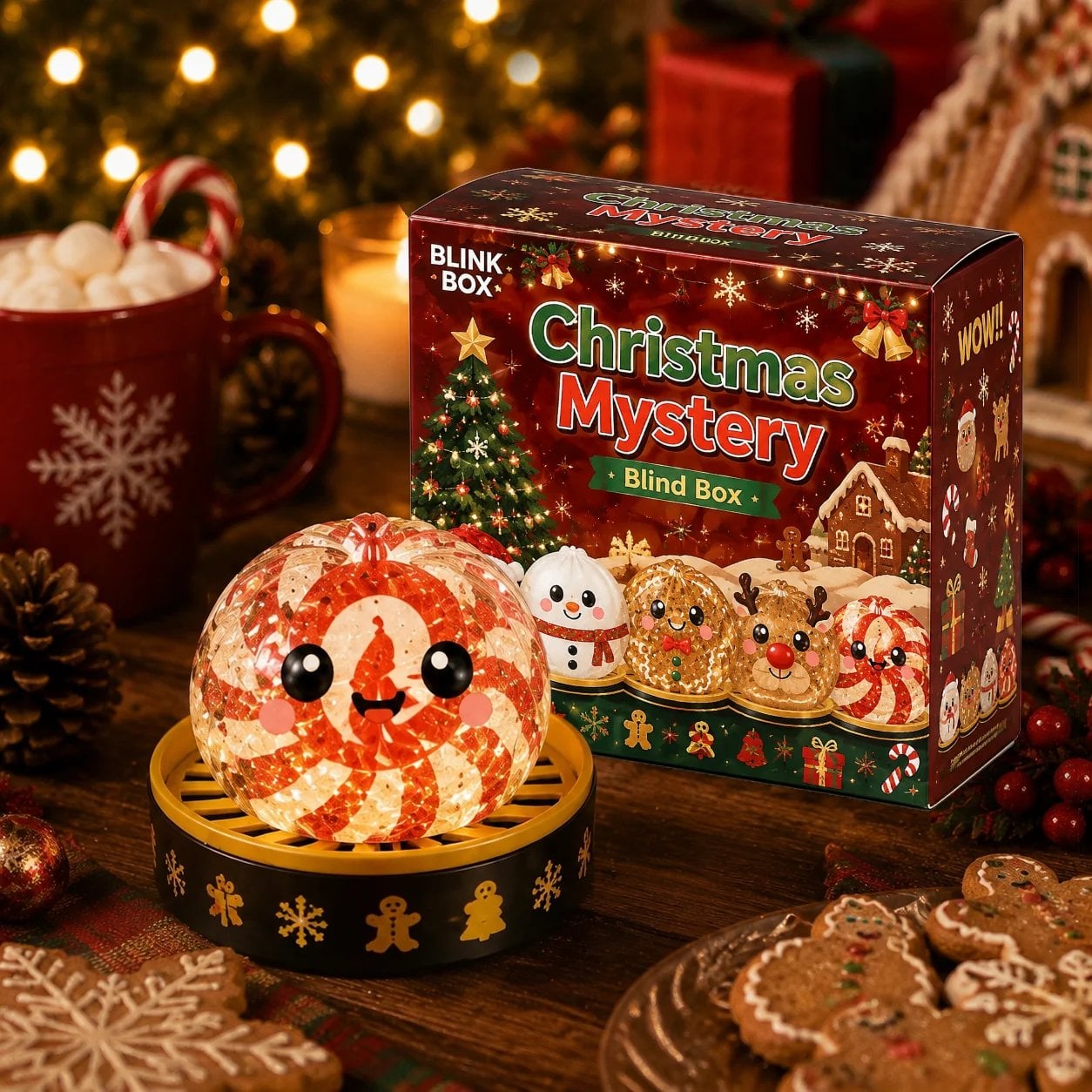 Free Shipping🔥49% OFF🎄🎅Christmas Squishy Dumplings Mystery Blind Box
