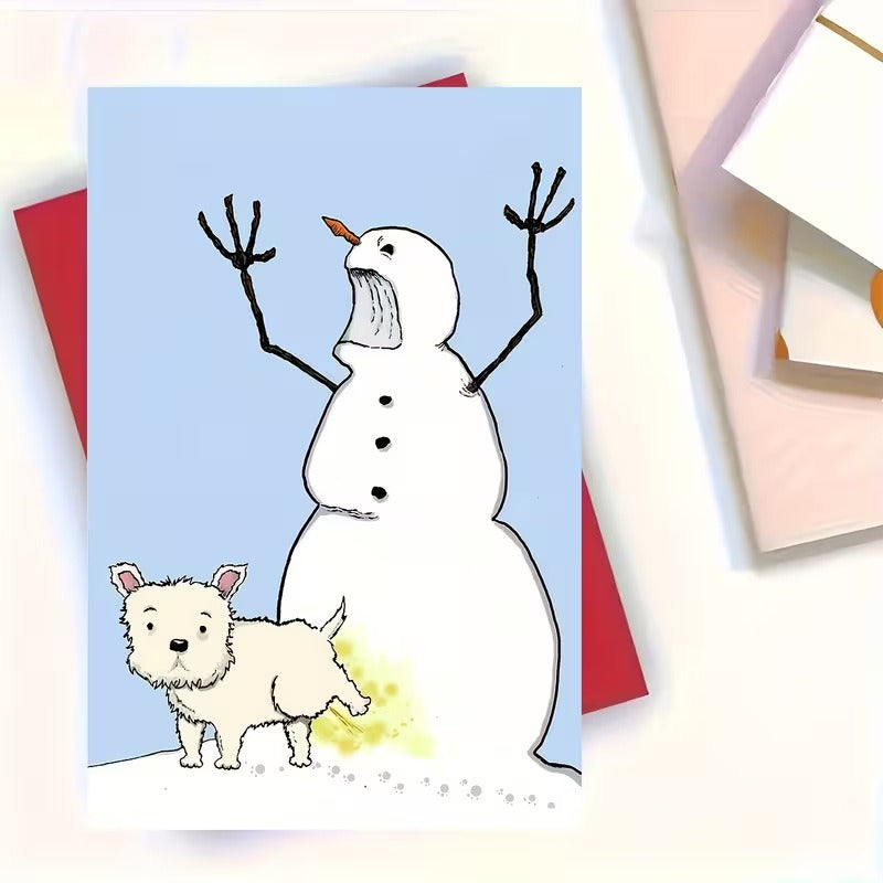 Funny Christmas Greeting Card – Humorous Holiday Card for Family, Friends & Coworkers