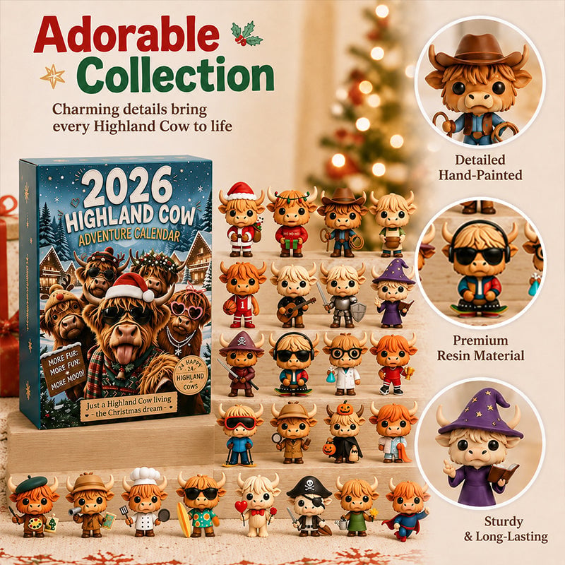2026 Highland Cow Advent Calendar