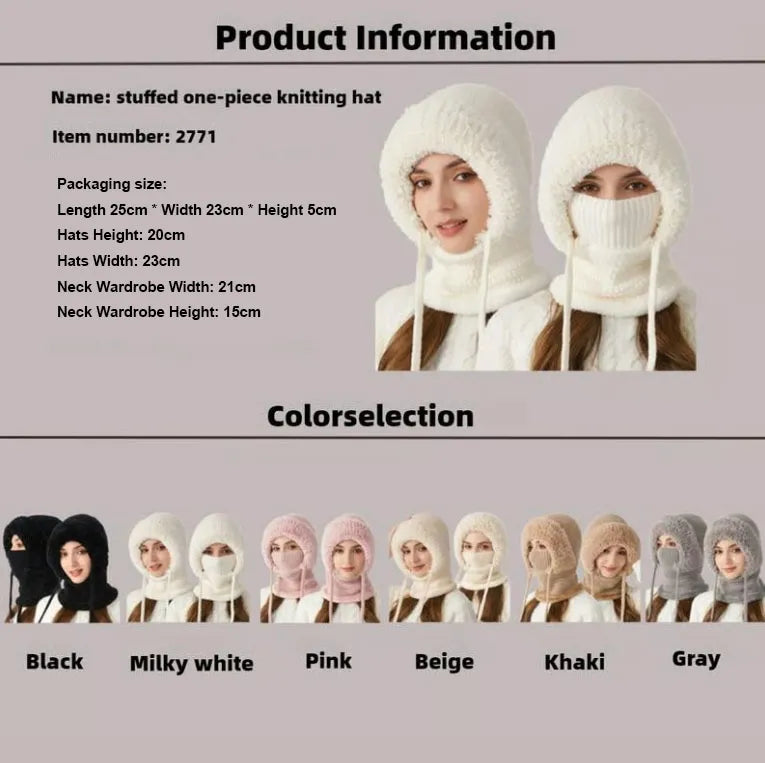 ⛄💥Winter Pre-sale--❄️3 in 1 Beanie Hat For Women