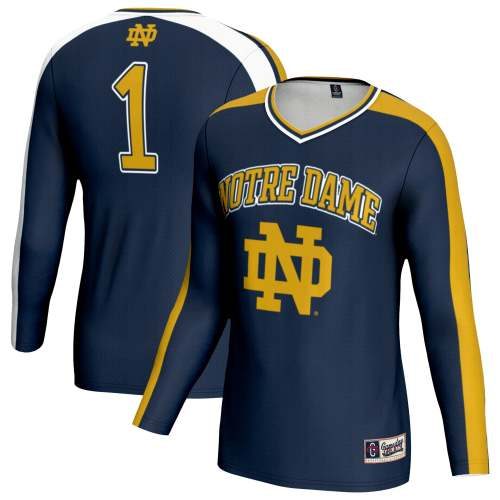 Notre Dame Fighting Irish Navy Lightweight Volleyball Jersey - Unisex
