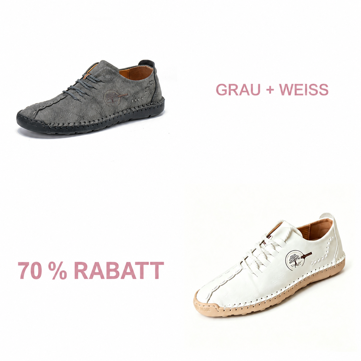 Grau + Weiß | 70 % RABATT
