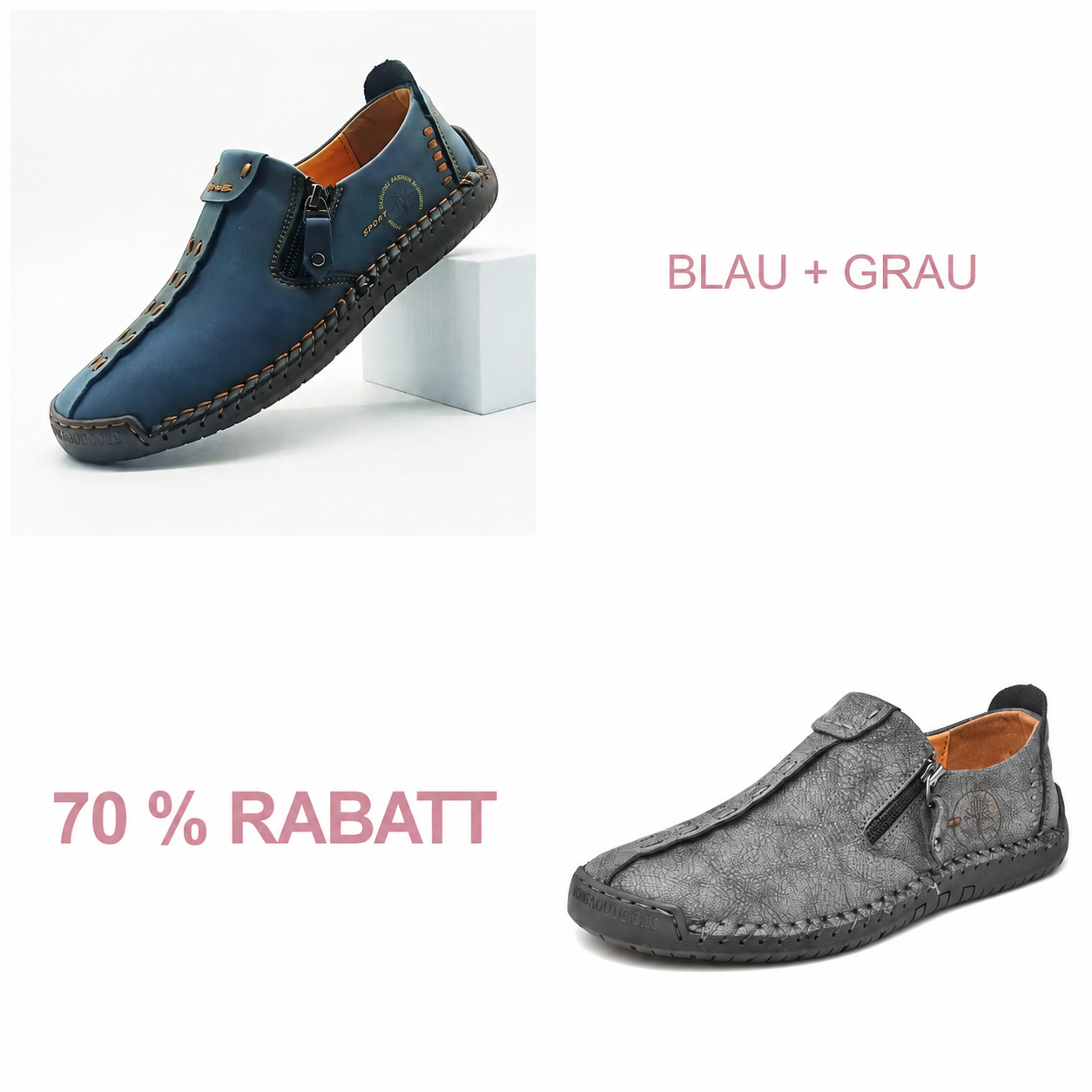 Blau + Grau | 70 % RABATT