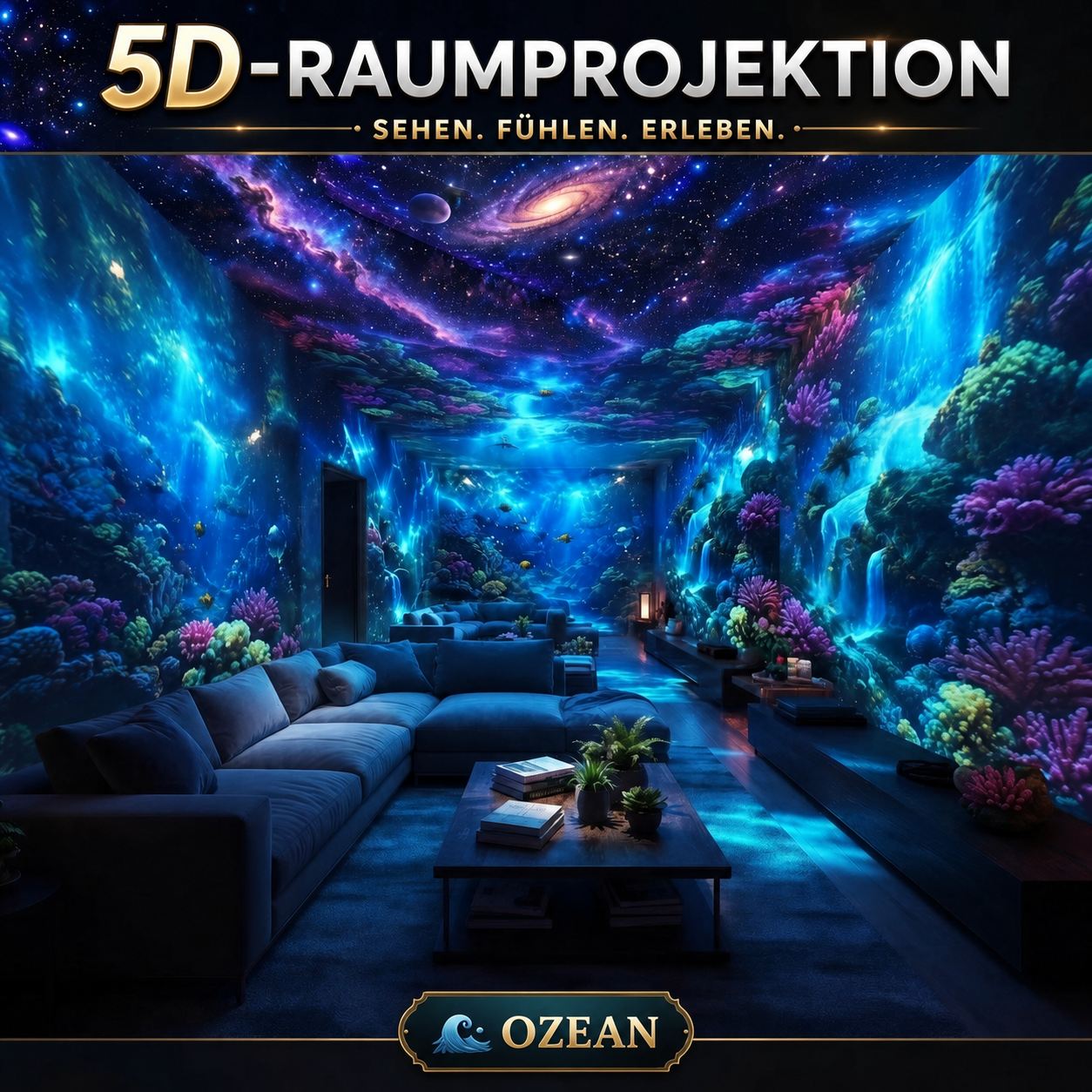 HD-Projektor mit deutscher Produktgrafik – Ansicht 8