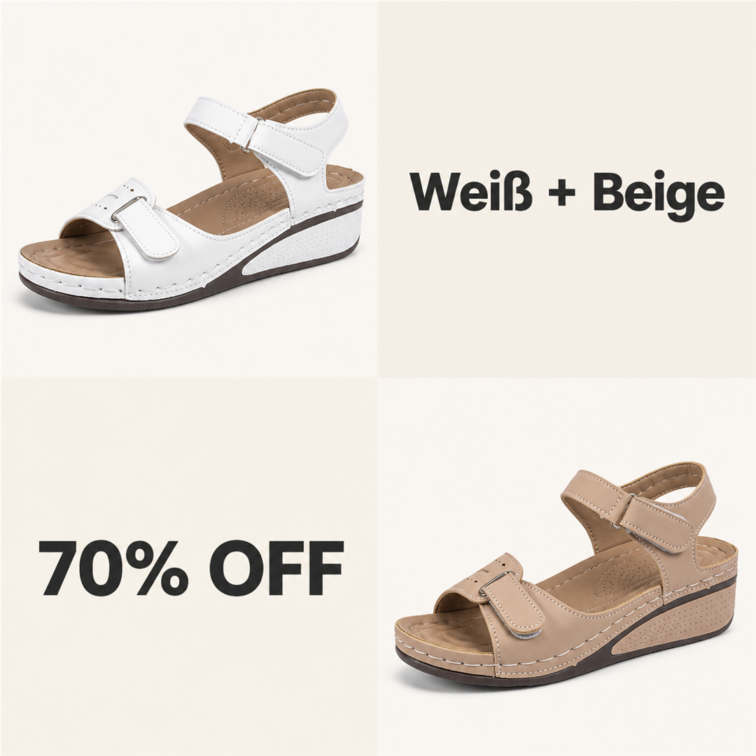Weiß + Beige