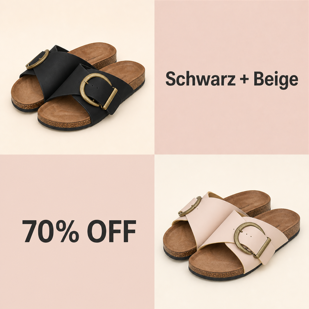 Schwarz + Beige