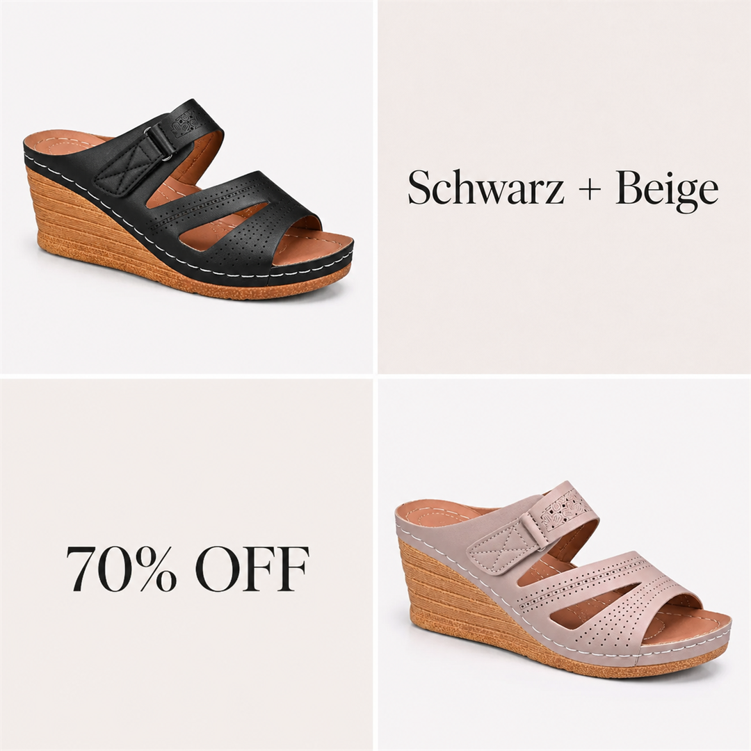 Schwarz + Beige