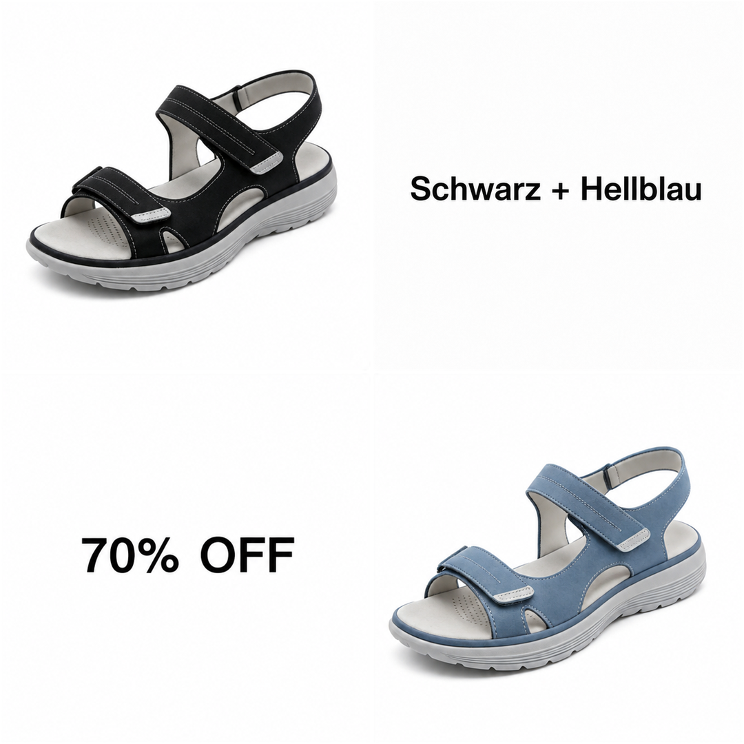 Schwarz + Hellblau