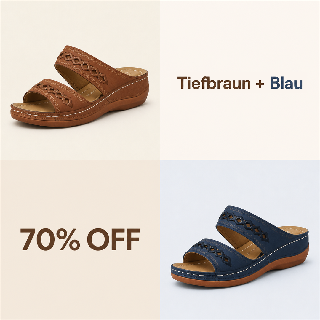 Tiefbraun + Blau