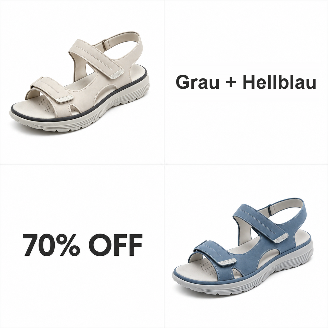 Grau + Hellblau