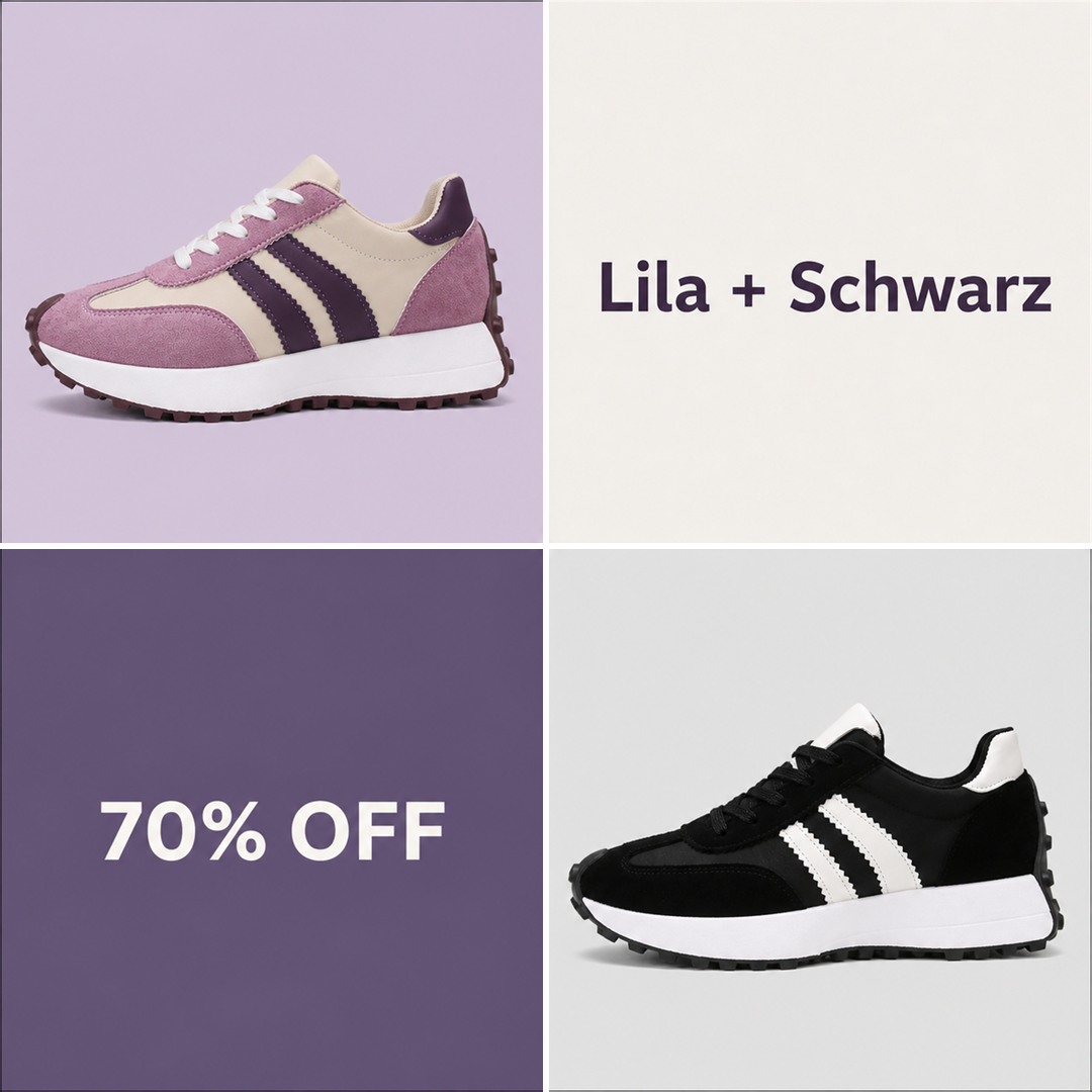 Lila + Schwarz