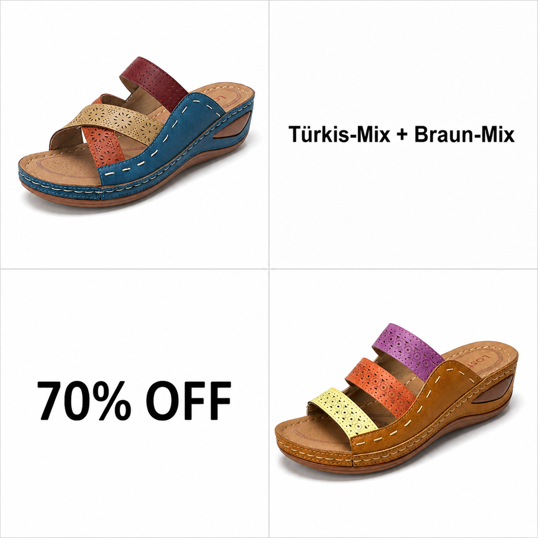Türkis-Mix + Braun-Mix