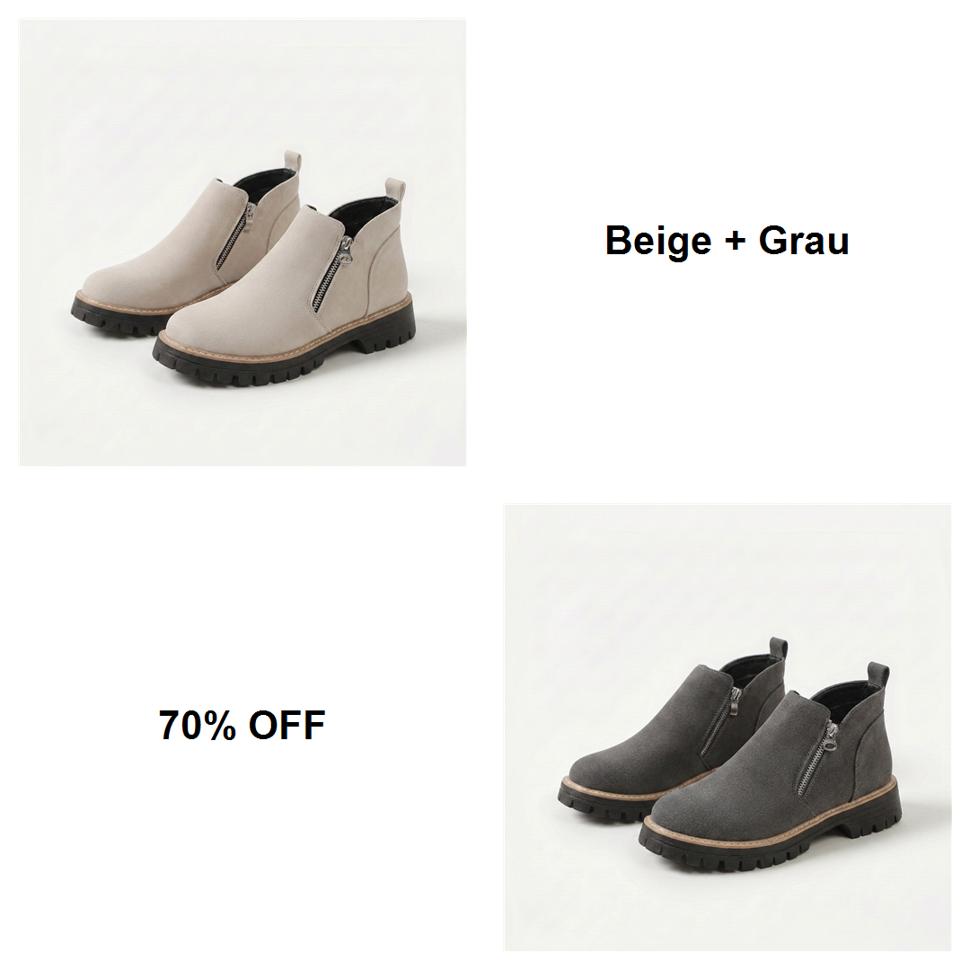 Beige + Grau