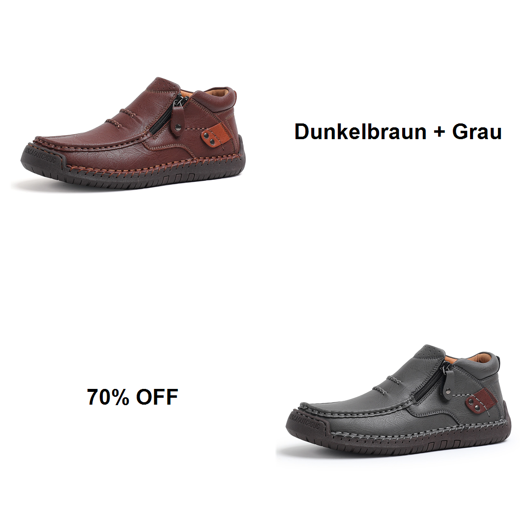 Dunkelbraun + Grau