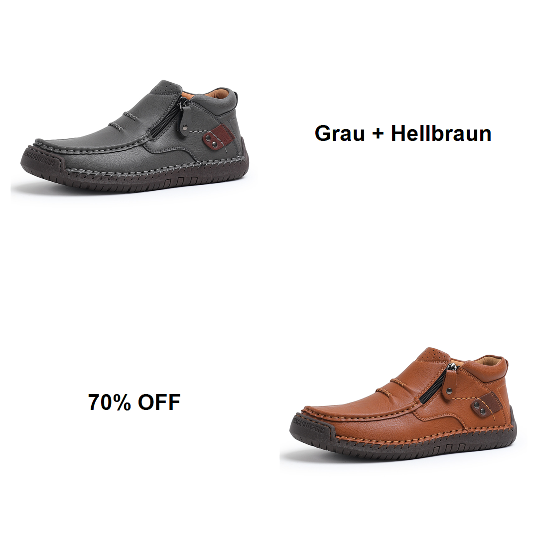 Grau + Hellbraun