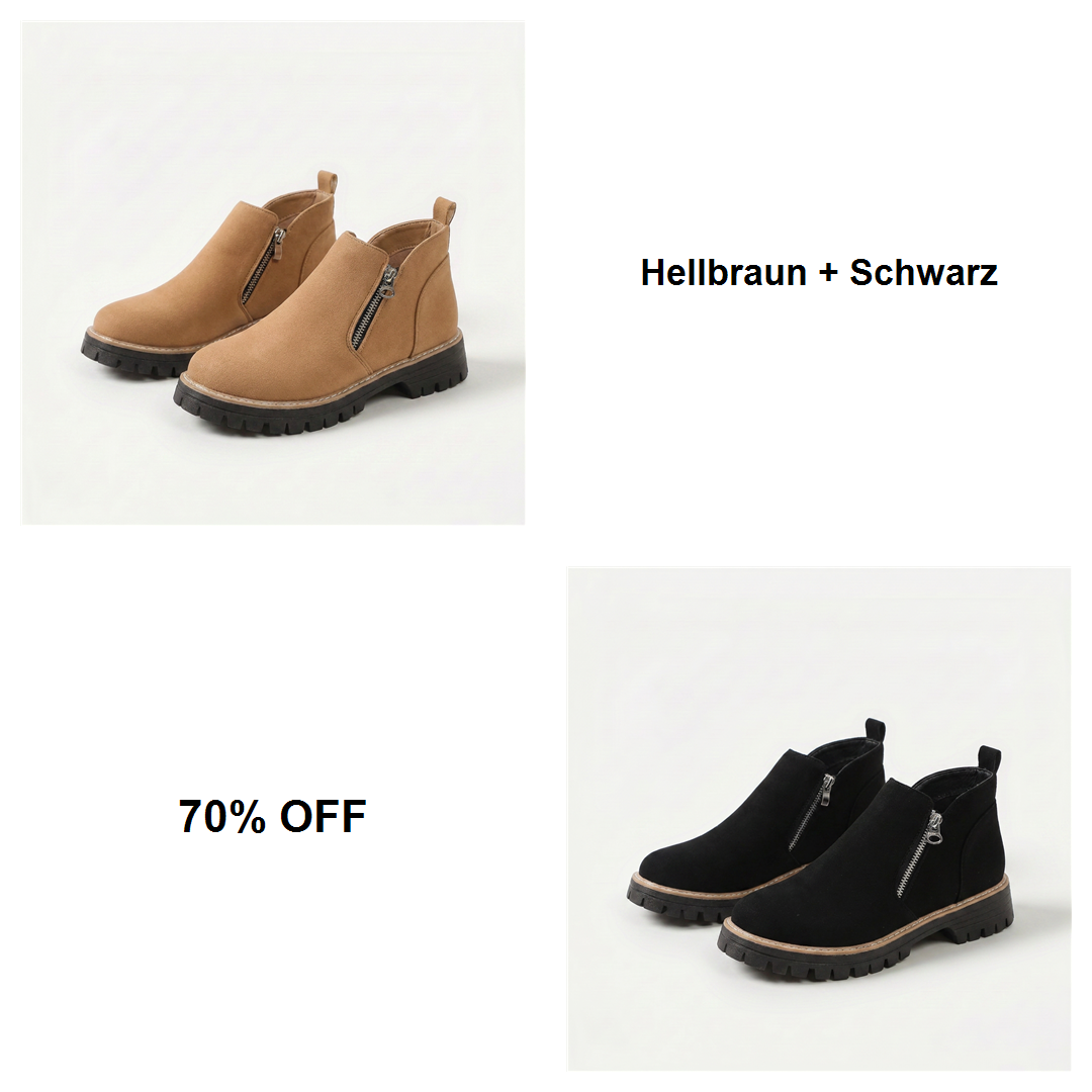 Hellbraun + Schwarz