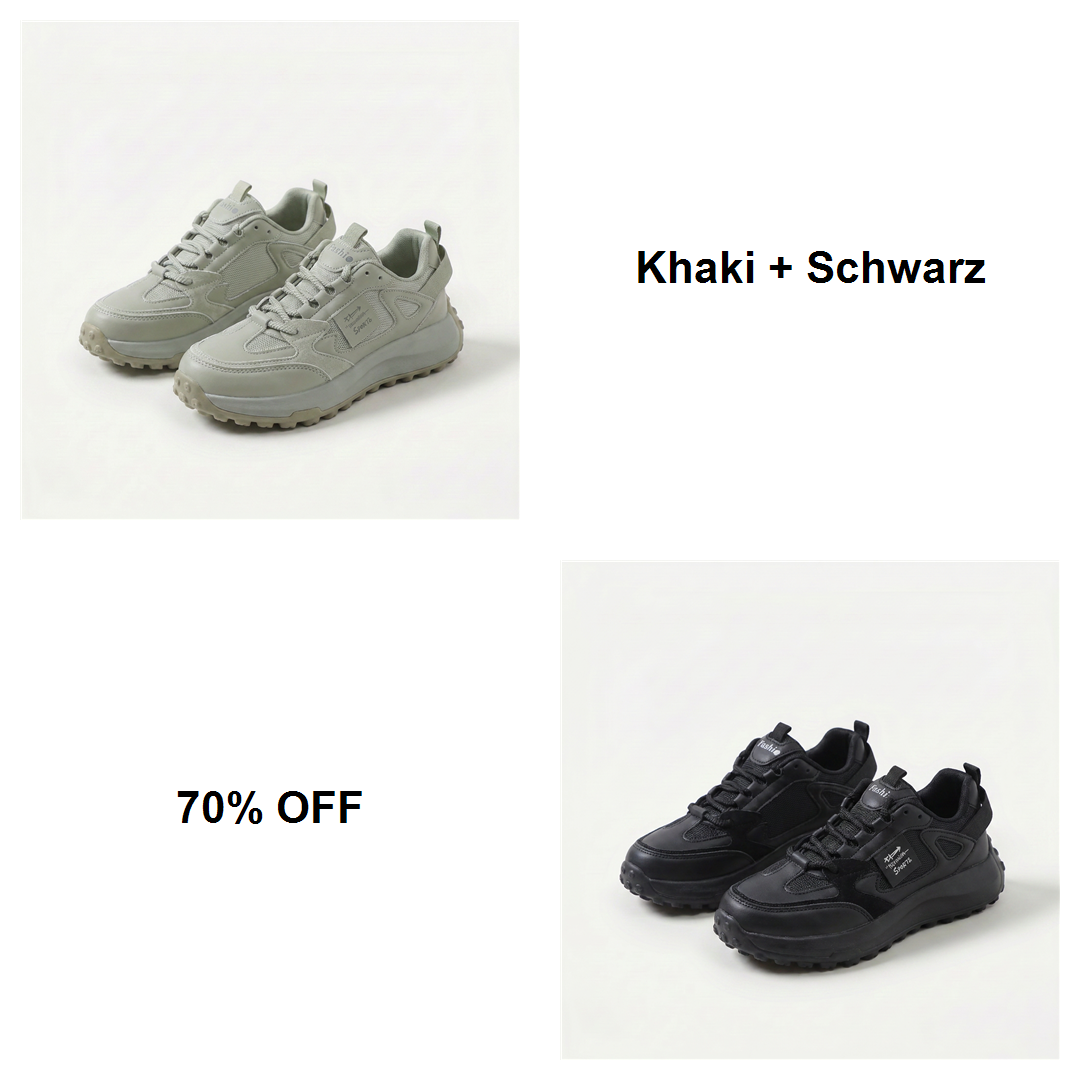 Khaki + Schwarz