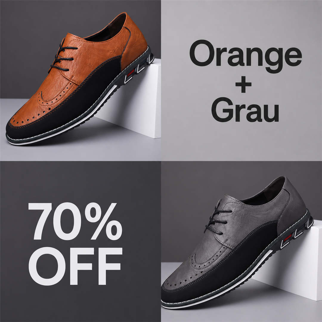 Orange + Grau