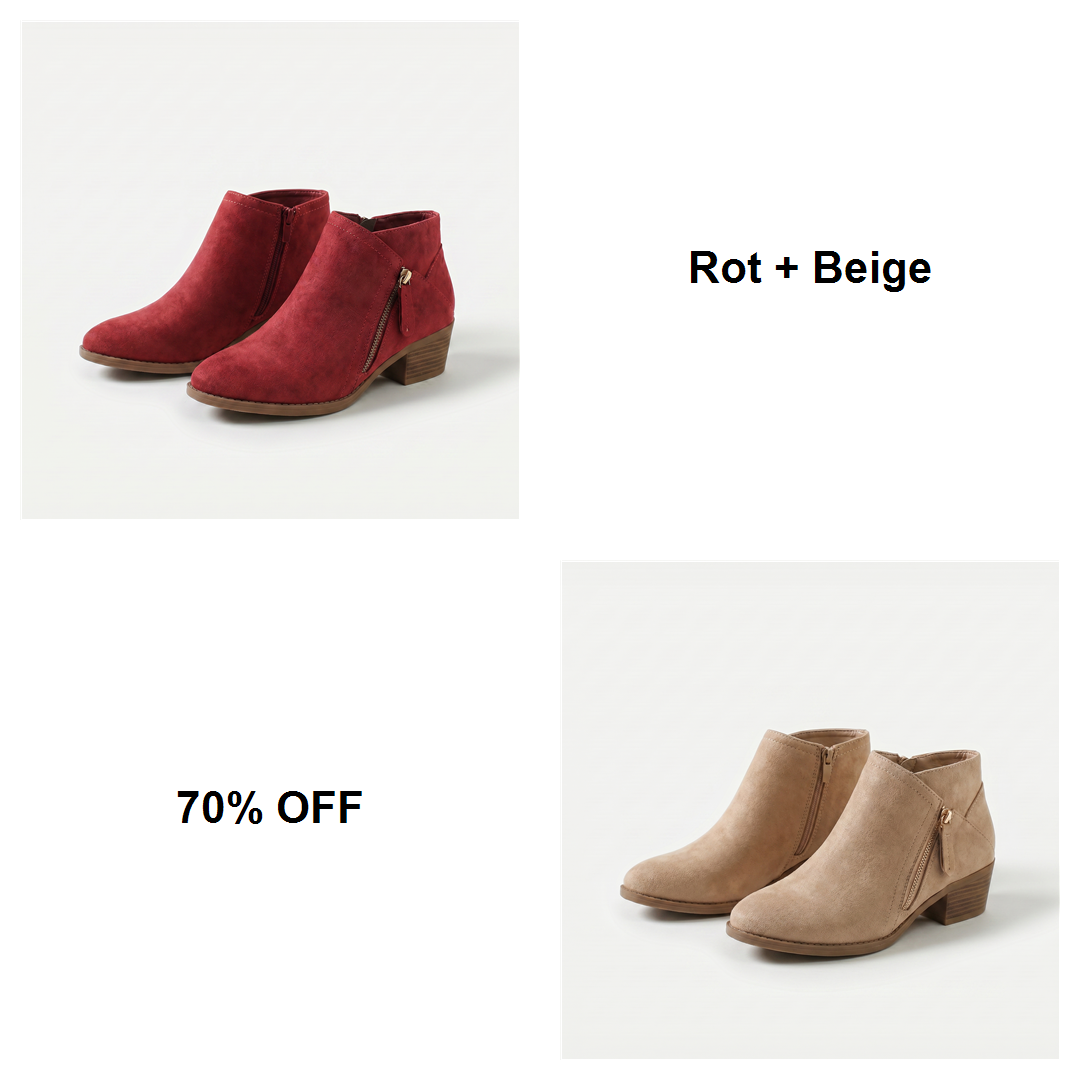 Rot + Beige
