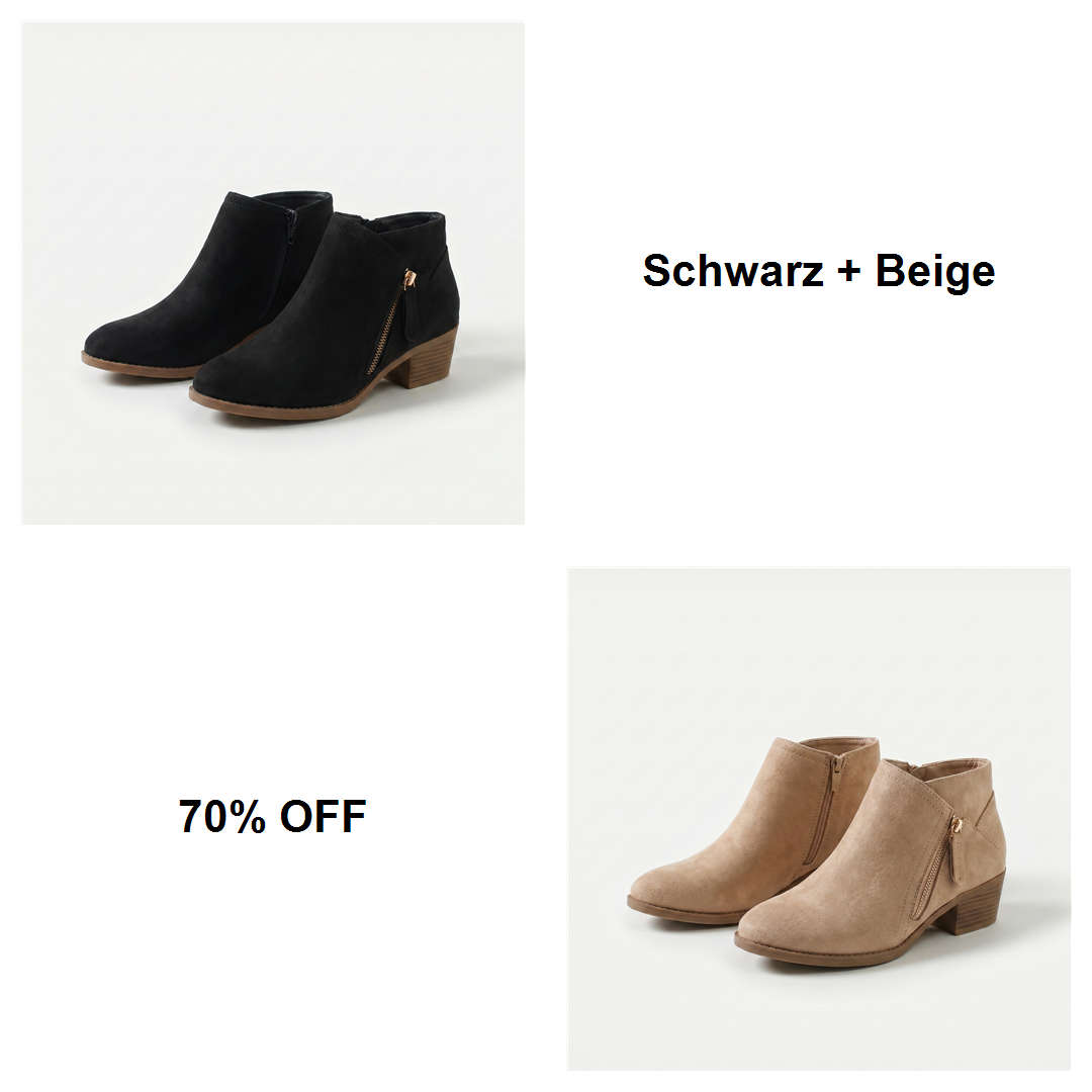 Schwarz + Beige