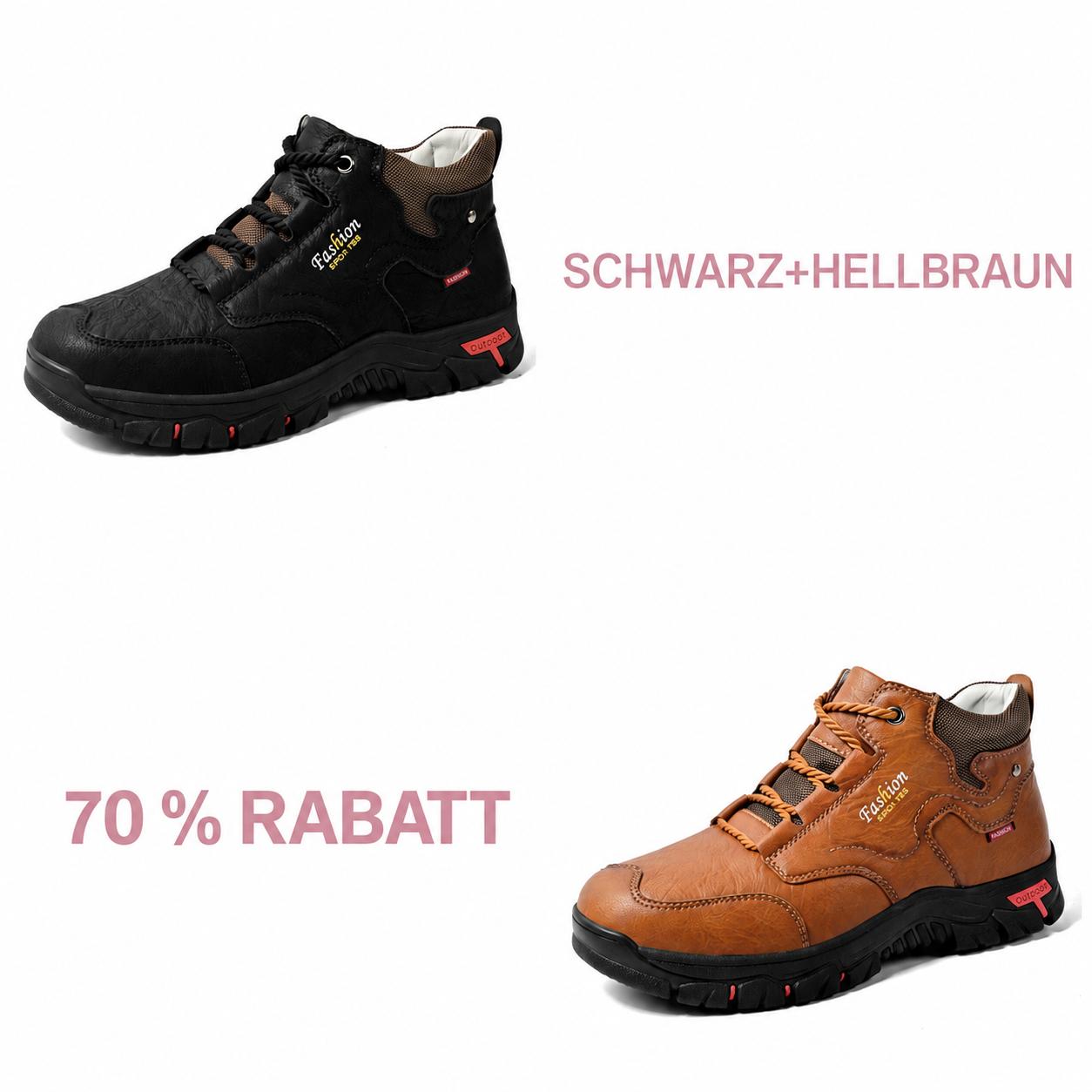 modestylebay – Robuste Herren-Outdoor- und Wanderschuhe – Ansicht 8