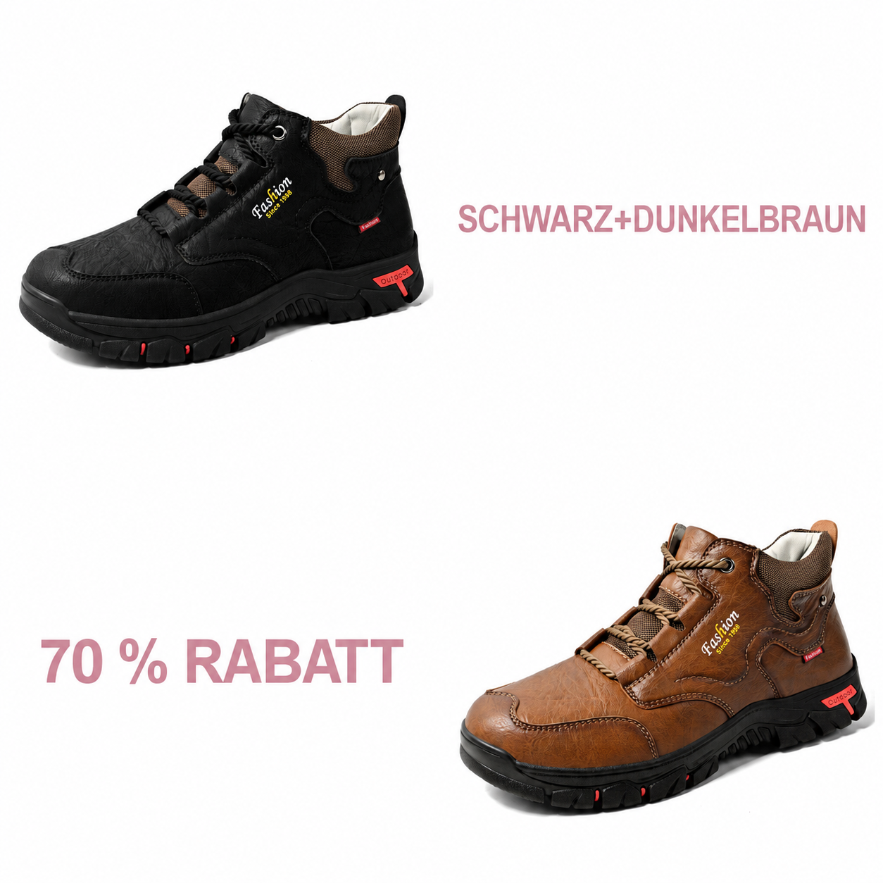 modestylebay – Robuste Herren-Outdoor- und Wanderschuhe – Ansicht 9