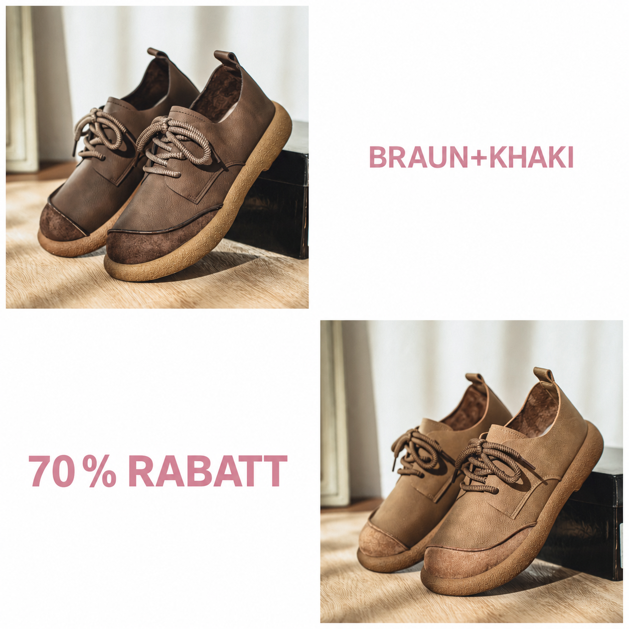 modestylebay – Herren-Freizeitschuhe im Vintage-Stil mit Schnürung – Ansicht 11