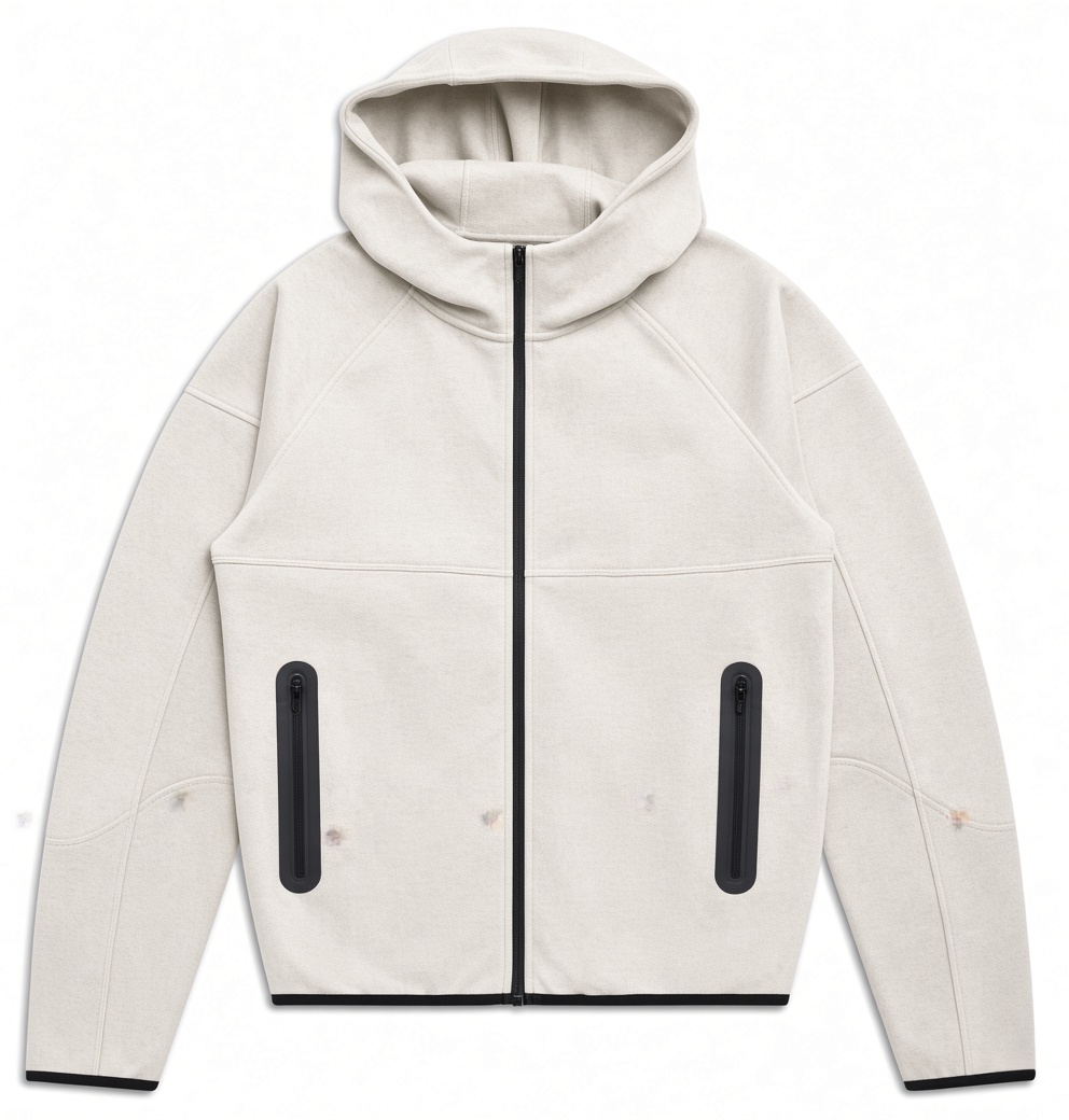 HOODED ROADMAN JACKET LIGHT GREY