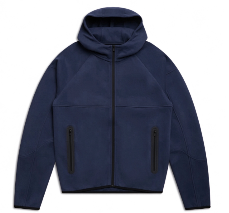 HOODED ROADMAN JACKET NAVY